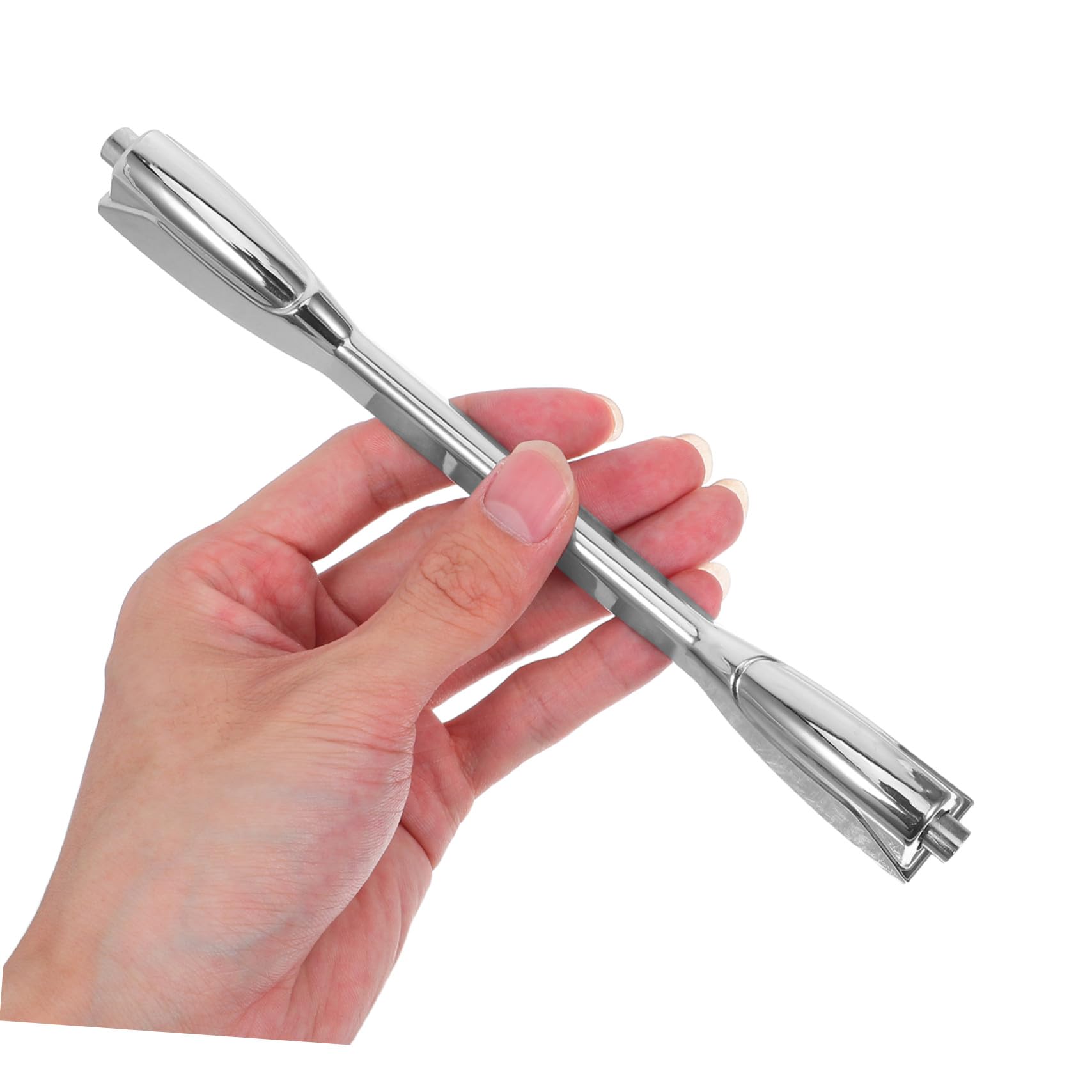 Langer Snare Drum Haken aus Zinklegierung, 2 Stück, Silber