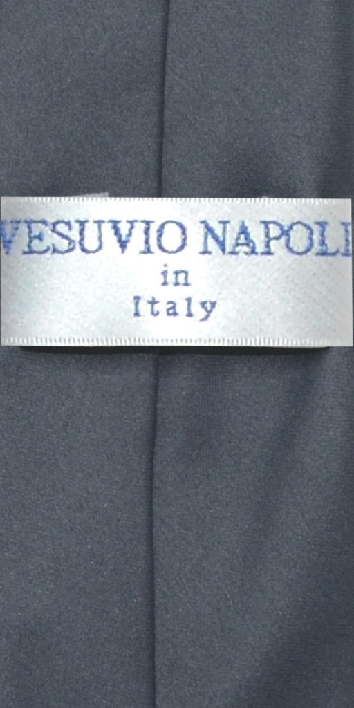 Vesuvio Napoli Boy's CLIP-ON NeckTie Solid CHARCOAL GREY Color Youth Neck Tie