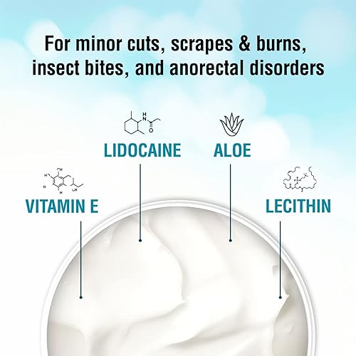 Miniatura 6 de Ebanel - Paquete de crema para aliviar el dolor, árnica, mentol, 2 onzas, y crema anestésica tópica, 4 onzas