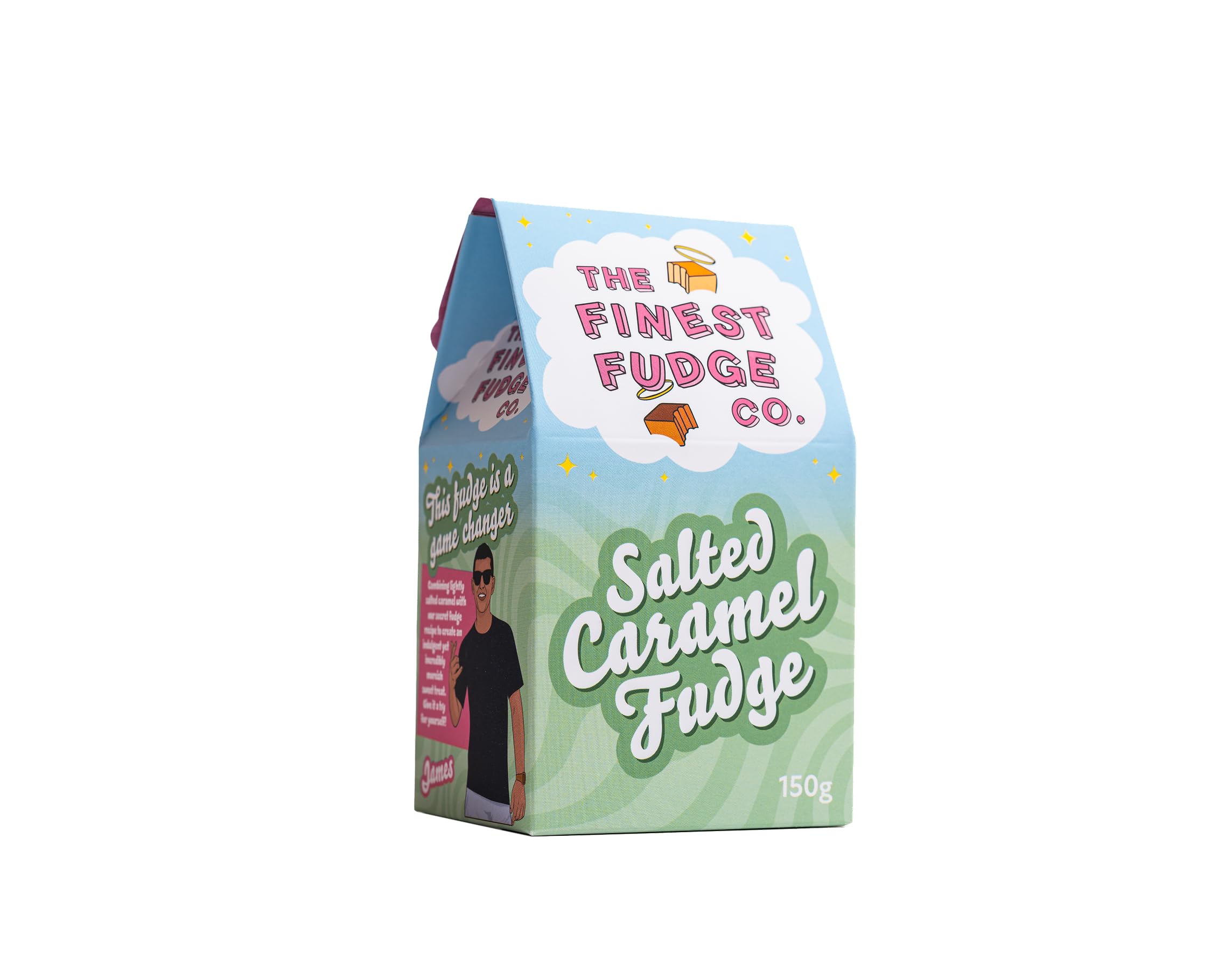 Salted Caramel Crumbly Fudge Gift box By The Finest Fudge Co