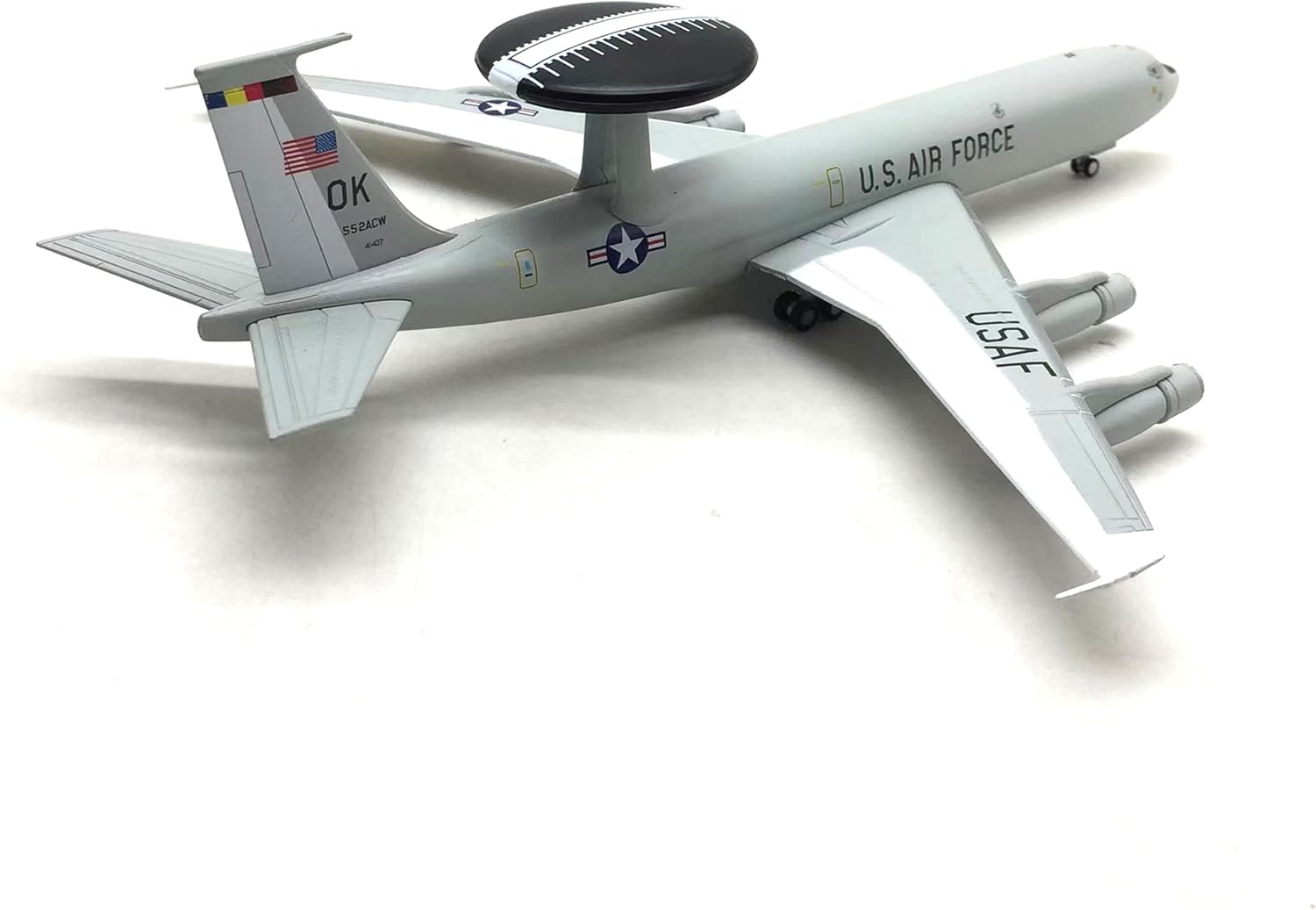1/200 E-3 Sentry AWACS Alloy Model Military Model Fighter Jet Model Plane Attack Plane Military Airplane Models for Adults