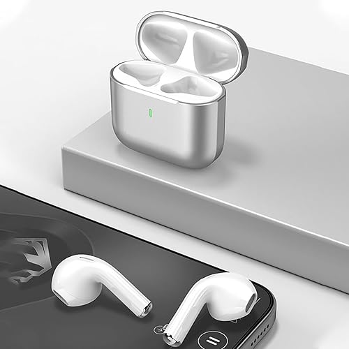 Miniatura 3 de Auriculares Bluetooth 5.4, Dul-Channel con estuche de carga USB-C, estéreo de alta fidelidad, auriculares intrauditivos, control táctil, auriculares