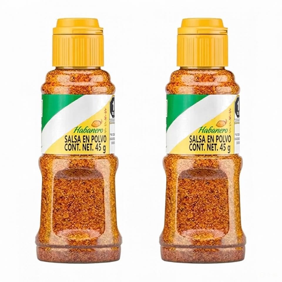 Habanero – 2 x 45g – Extra Hot Chili-Gewürzmischung – Sehr scharf für Obst, Snacks & Gerichte