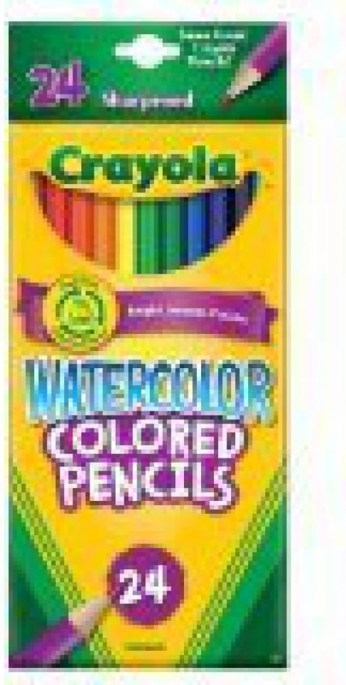 Crayola 24ct Watercolor Colored Pencils Case of 24 Packs
