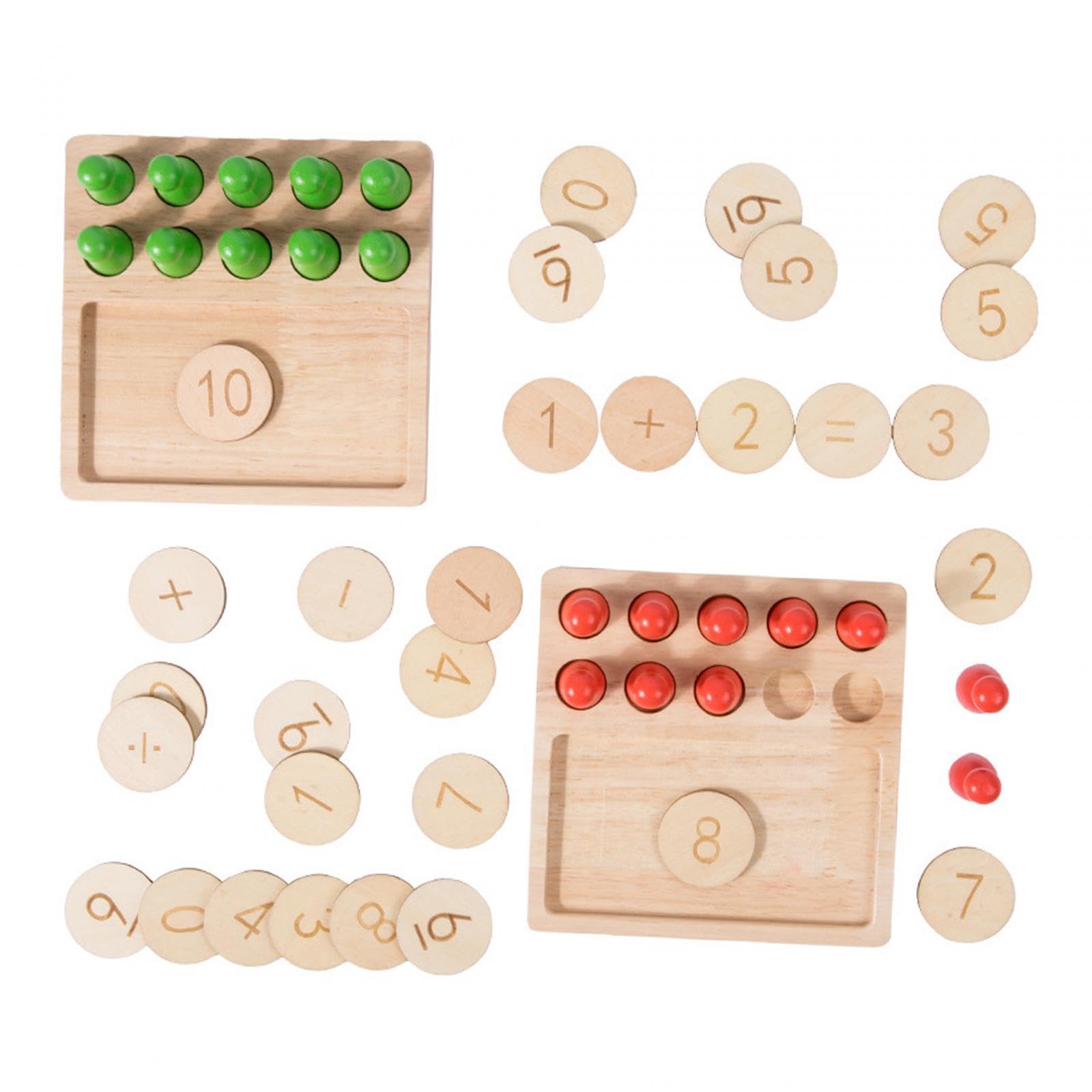 2 zestawy drewniane Montessori matematyka plansza przedszkolna gra edukacyjna dla dzieci dziewcząt dzieci