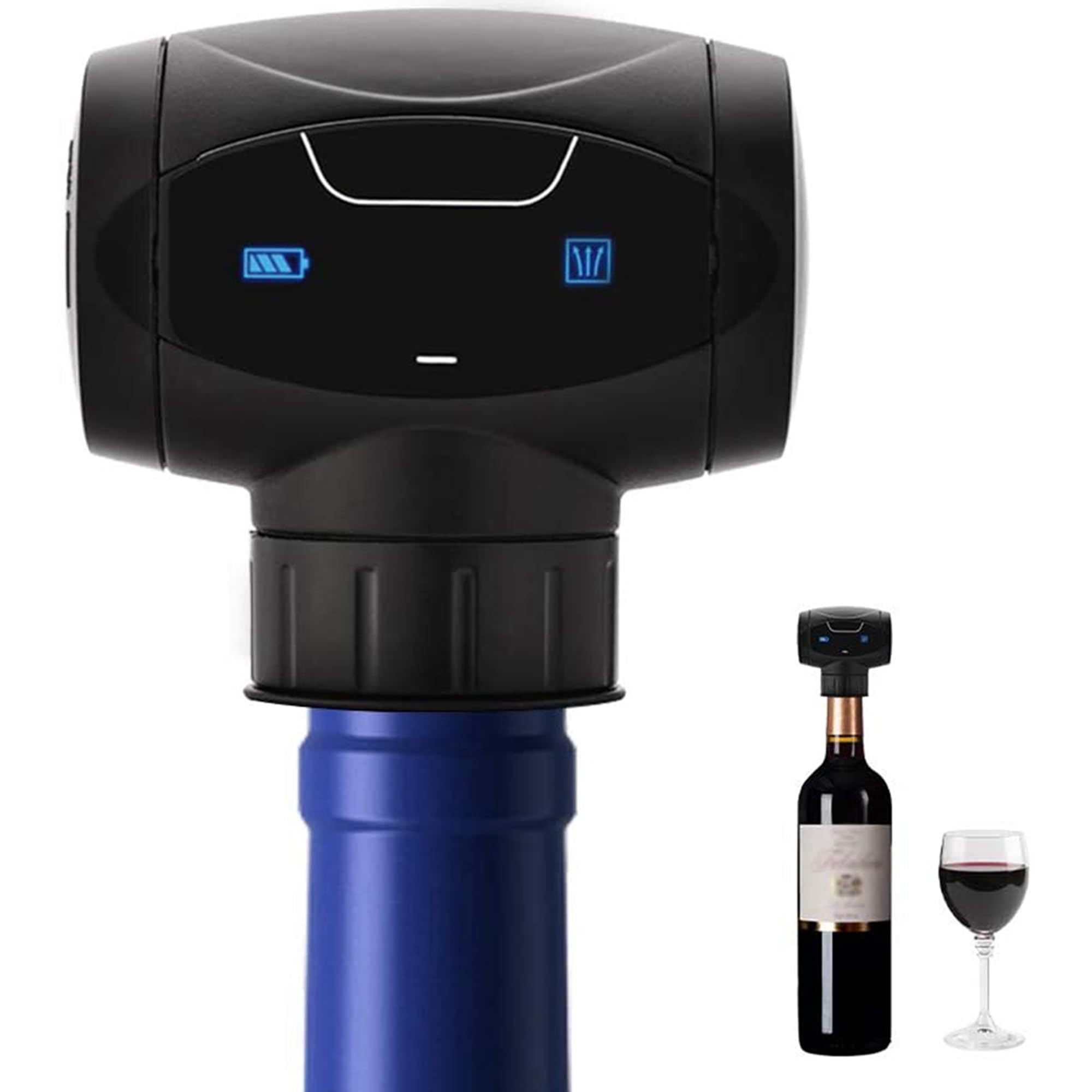 Weinflaschenverschluss Elektrischer vakuum wein kork stopper wiederverwendbarer weiner vakuumpumpe weinstopper hält frische bar tools automatische vakuumweinschoner Flaschenverschluss