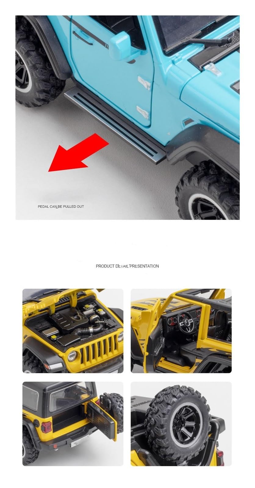ONAIC Maßstabsmodelle Modellauto 1:32 Für Jeep Für Wrangler Für Rubicon Modellauto Aus Metallguss Sammlerstück Hobby Dekoration Sammlerauto(Grün)