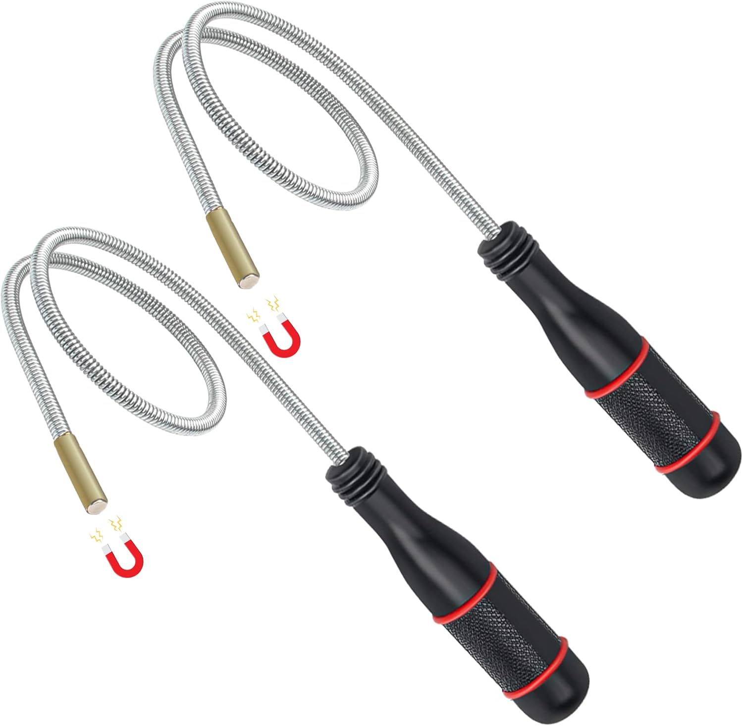2Pcs Flexible Pickup Tool, Windspeed Bendable Pickup