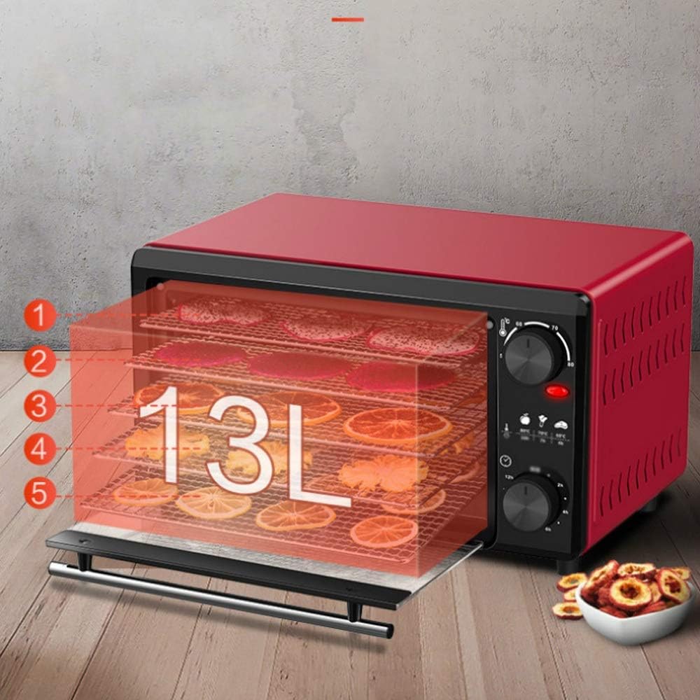 Dried Fruit Vegetables Herb Meat Machine Household Mini Food Dehydrator Pet Dehydrated 5 Trays Snacks Air Dryer