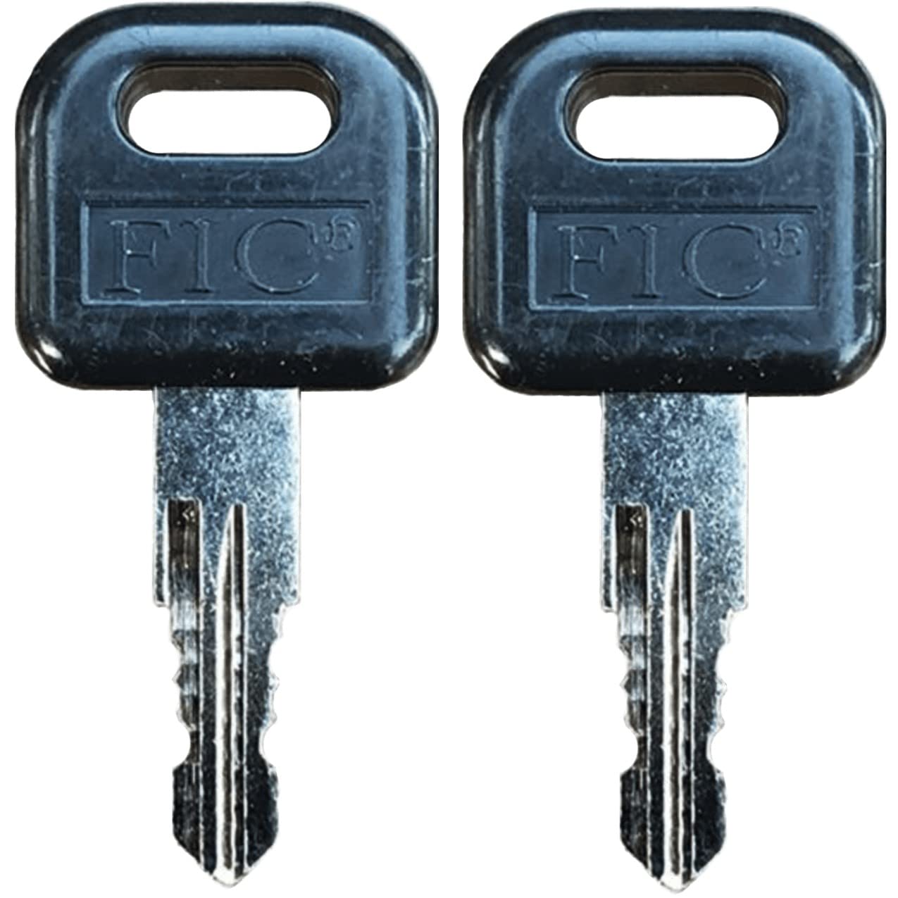 1 Pair (2 Keys) FIC Black Precut Keys CW401-CW434 RV Motorhome Trailer Keys (427)