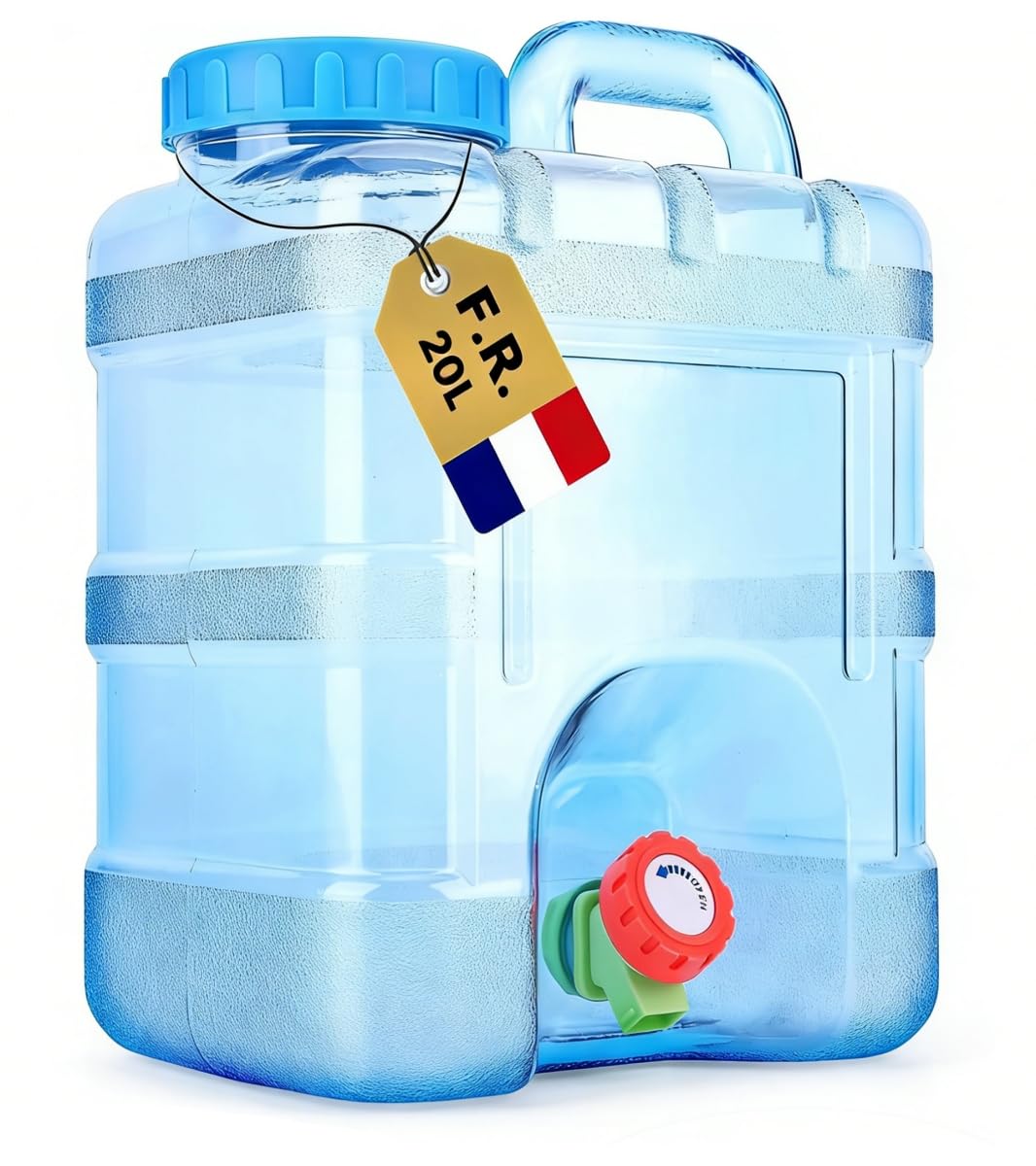 5-22L serbatoio acqua campeggio auto, portatile borraccia con maniglia, contenitore alimentare con rubinetto, perfetto per viaggio, campeggio, barbecue, pesca