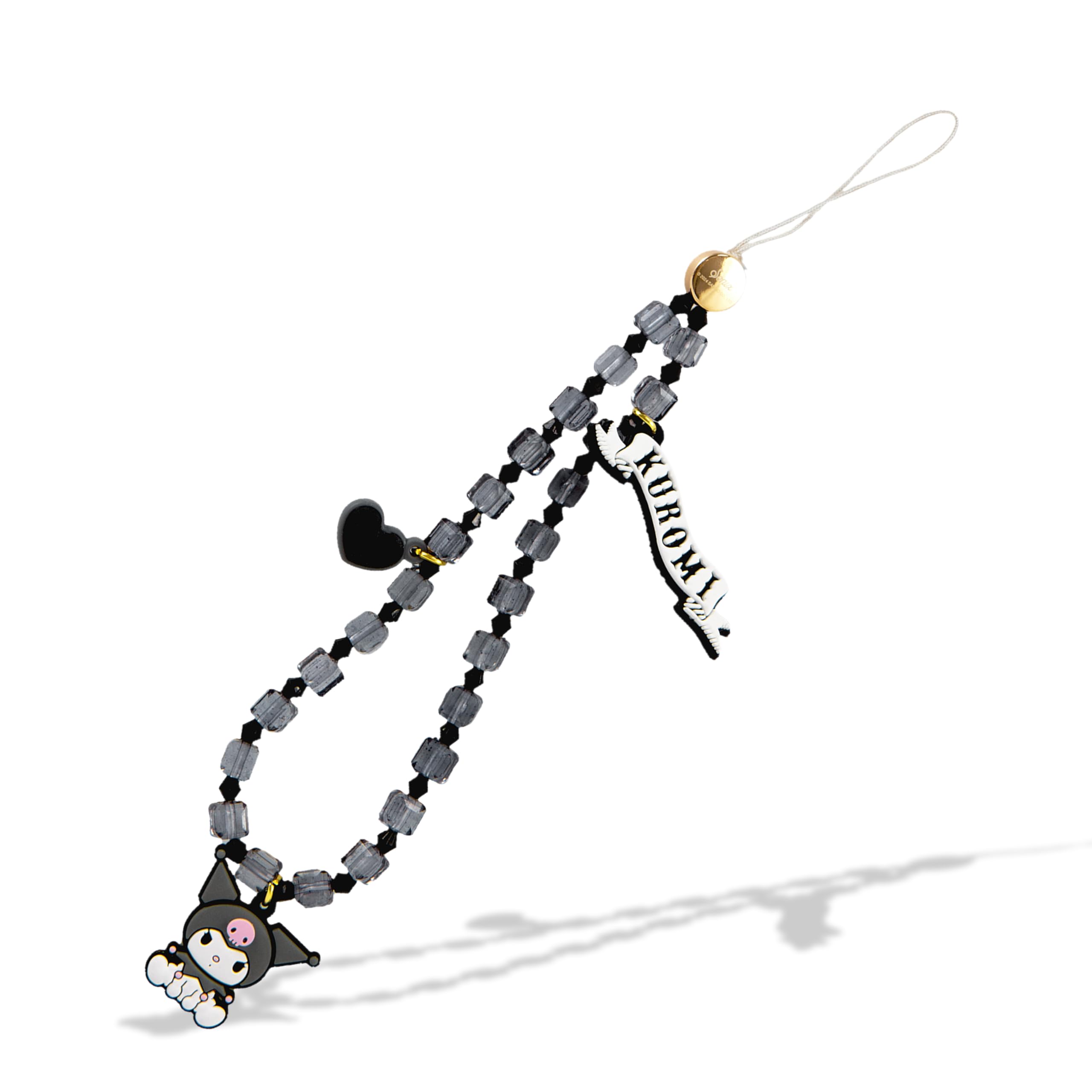 SonixBeaded Phone Charm | Beaded Wristlet, Universal Phone Strap, and Detachable Cell Phone Lanyard with Silicone Character Charms