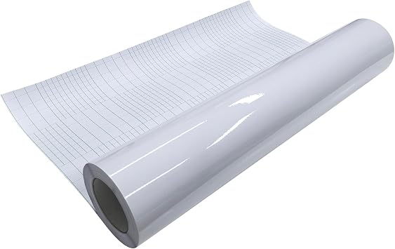 Glossy Cold Laminating Film Roll, 25 inch x 91.86 ft, 3Mil 0.075mm Thickness Glossy Self-Adhesive Plastic Paper Laminator Sheets for Posters, Signs, Documents, for Indoor & Outdoor Use