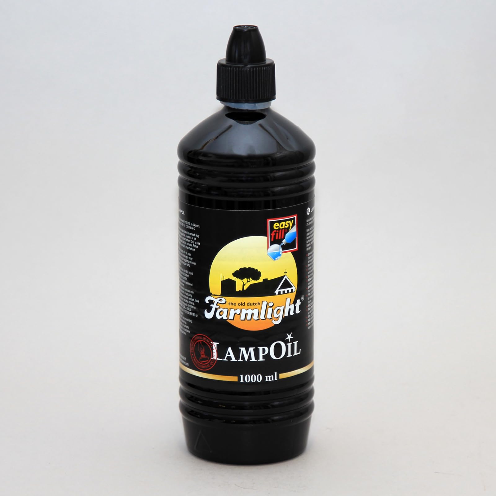 Smokeless and Odourless Premium Dutch Lamp Oil with Intergrated Easy Pour Funnel, Clear Candle Oil