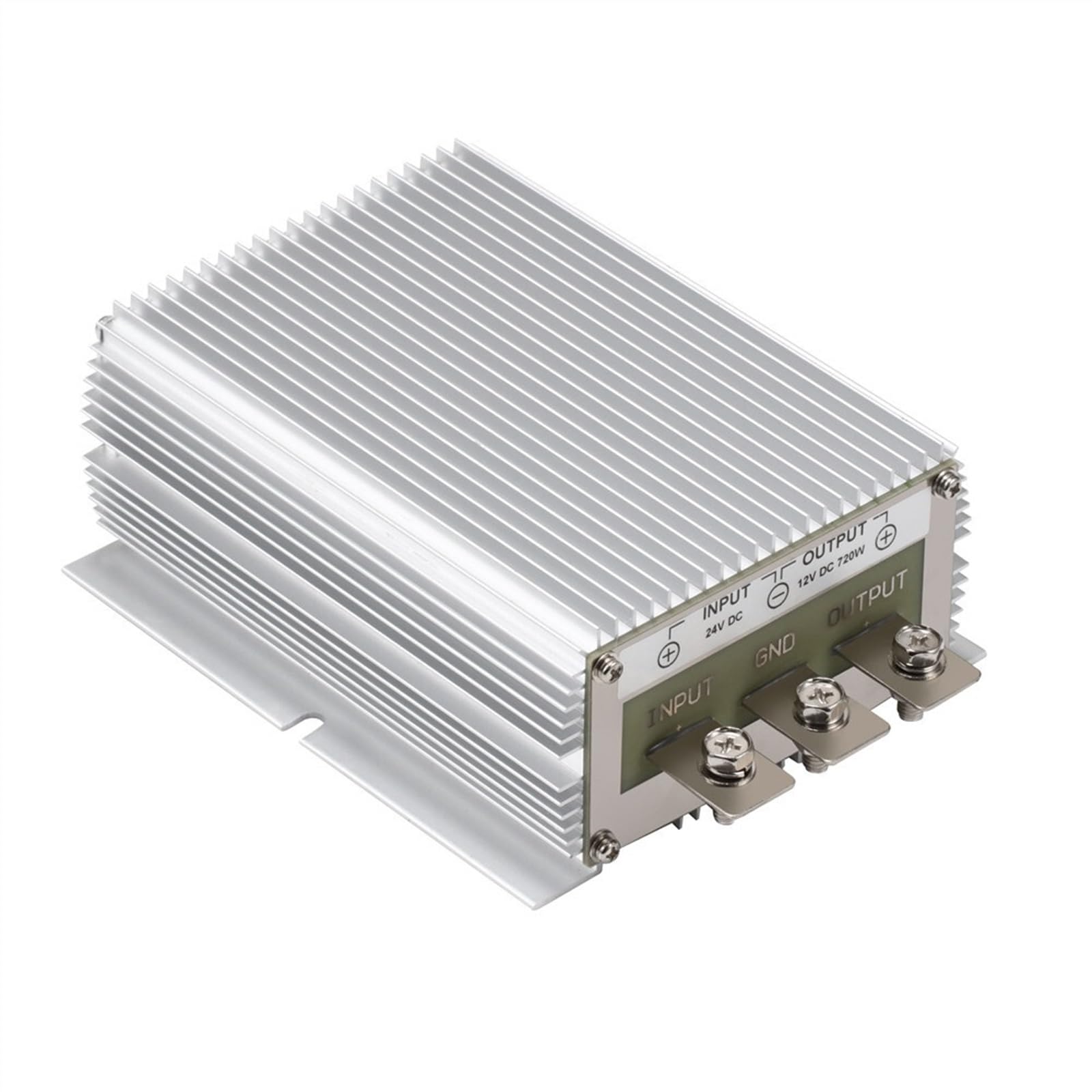 Przetwornica napięcia 24 V na 12 V, 50a, 60a, 600 W, 720 W, regulator napięcia, moduł obniżający, zasilacz do samochodu LED solarnego (do DC 12 V, 60 A, 720 W)