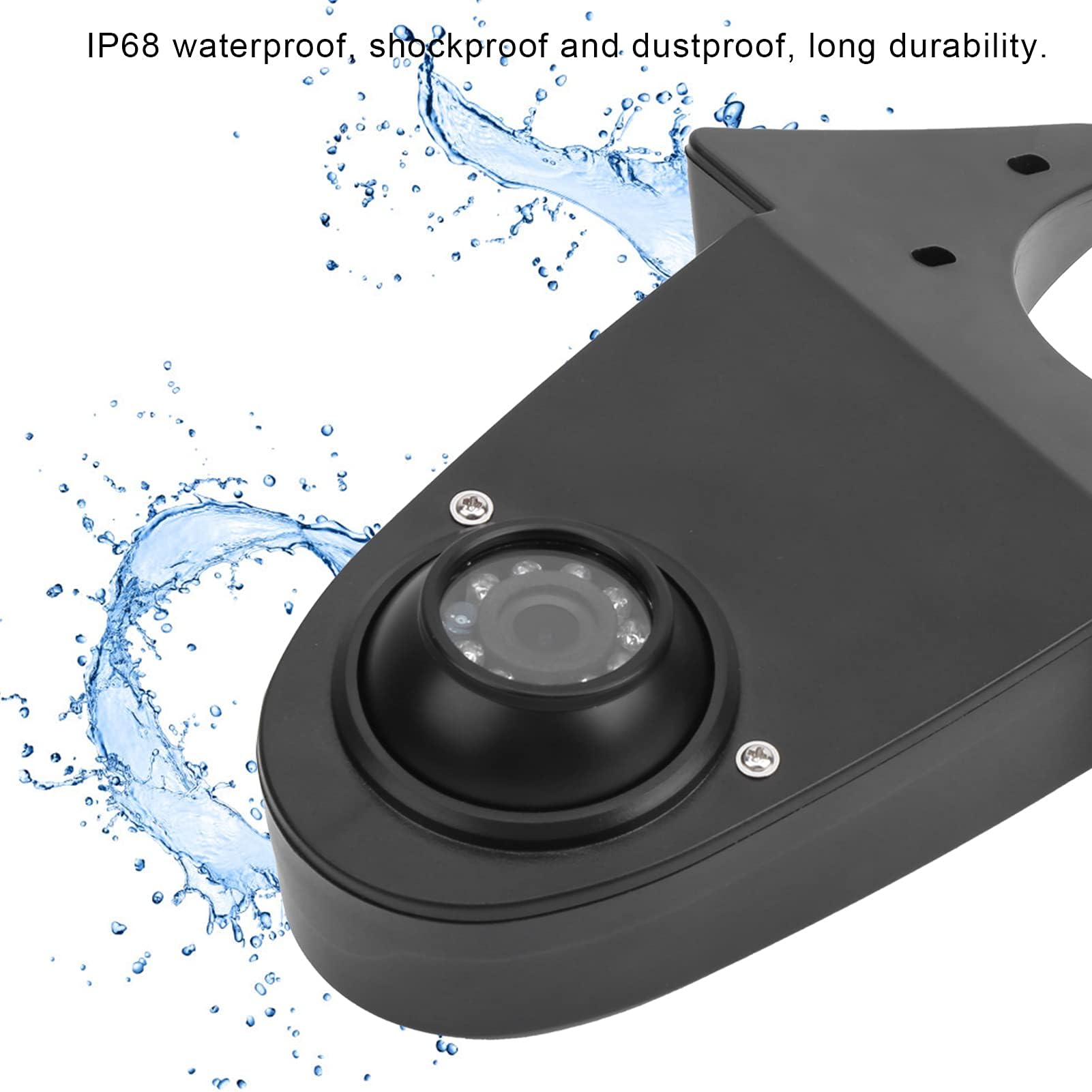 Telecamera Retromarcia LED 120° Grandangolo IP68 Per Viano/Sprinter/Vito – Visione Notturna E Resistente All’Acqua