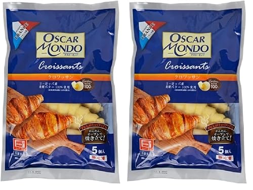 [冷凍] 三友フーズ フランス OSCARMONDO クロワッサン 5個×2パック (× 2)の商品画像（Amazon）