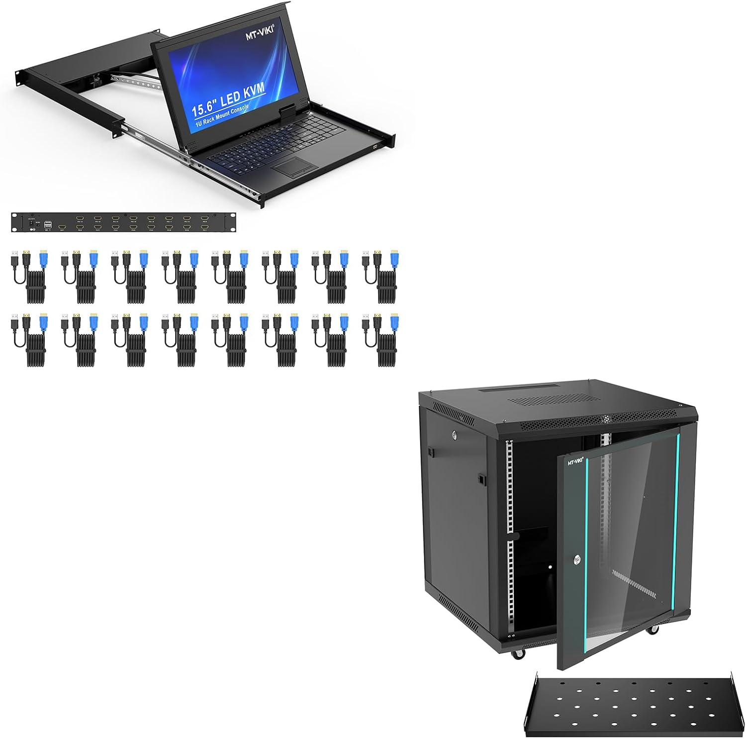 Custom Hdmi Rack Amazon.com: 16 Port LCD KVM Console HDMI+12U Rack Cabinet : Electronics