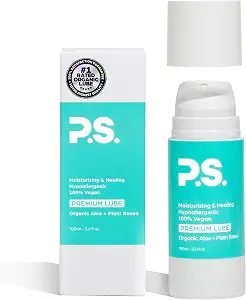 PS Organic Aloe Personal Lubricant, Vegan & pH Balanced, 100ml Bottle