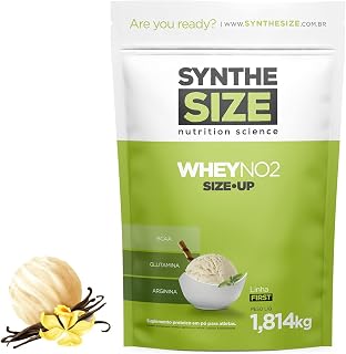 No2 Whey Protein - 1814g Refil Baunilha - Synthesize