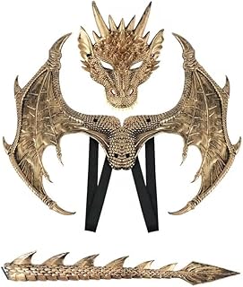 Dragon Wings Props Cosplay Wing With Tail Mask