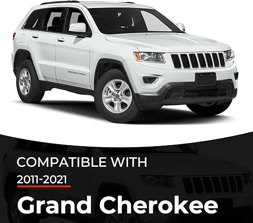 Vista 16 de KARPAL Moldura de arco de rueda trasera izquierda de plástico 1MP35RXFAH CH1790103 lado del conductor compatible con Grand Cherokee 2011-2021