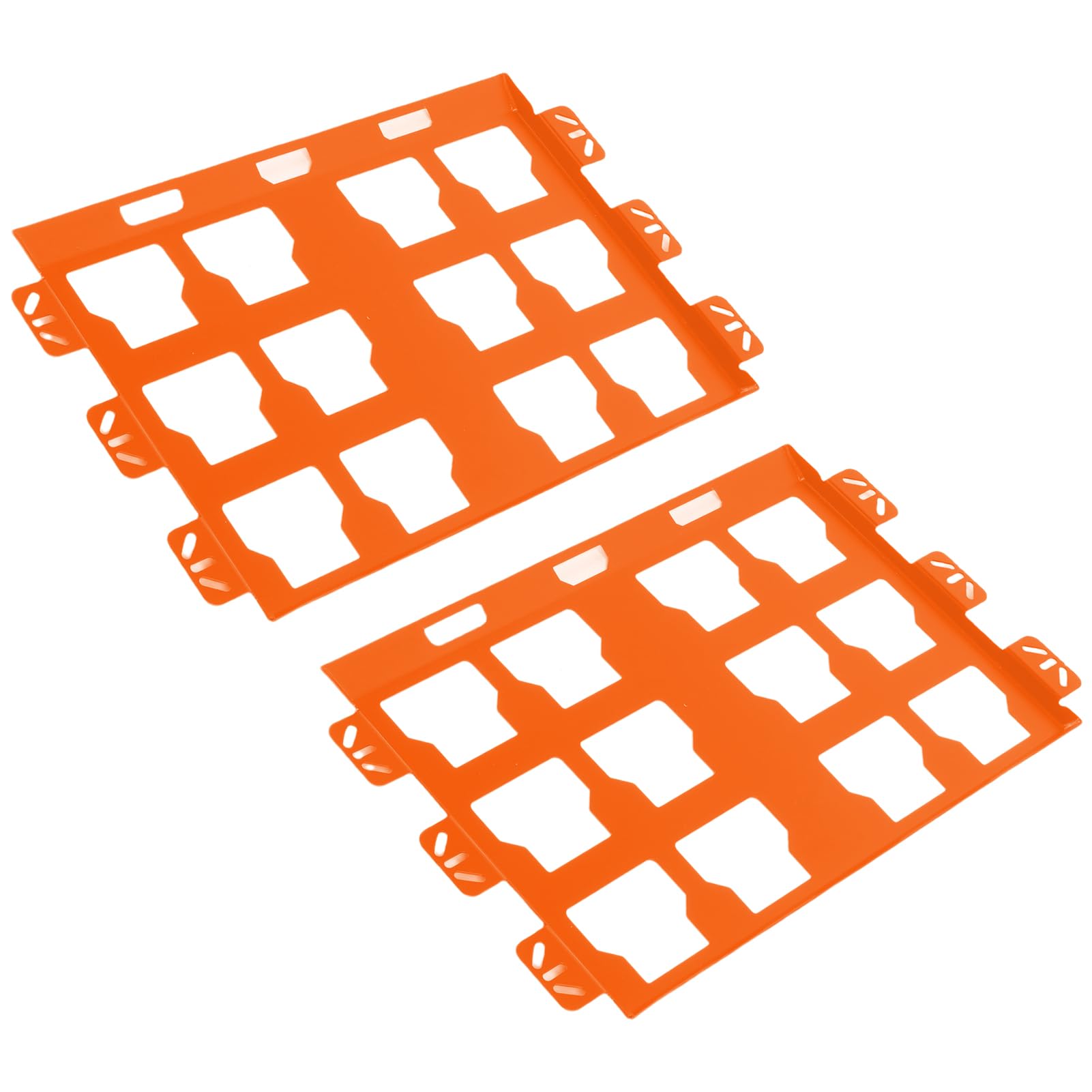 Caja de Herramientas Placas de Montaje Acero Inoxidable Resistente 100 Lbs Sujetan de Forma Segura Kit Completo para Camión, Taller, 55 * 34 Cm 2 Paquetes