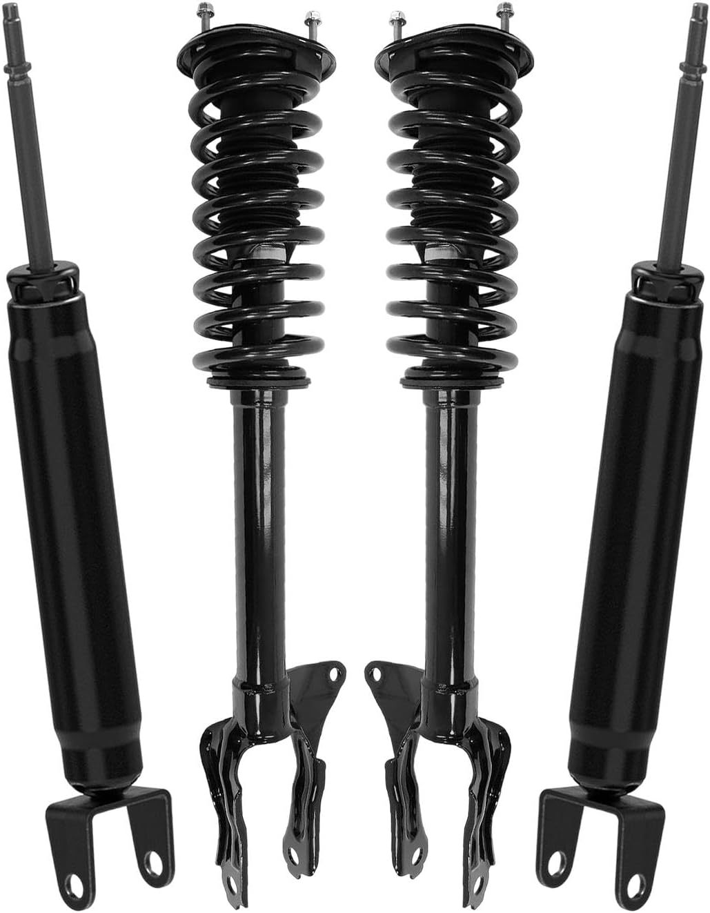 AutoShack Front Complete Strut & Coil Spring + Shock Absorber Replacement for 2016-2020 Jeep Grand Cherokee 4-PC Kit