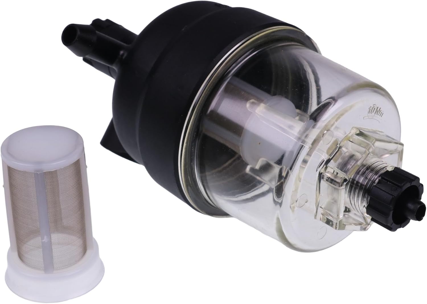 Fuel Filter Assembly with Aluminum Filter Screen 130306380 130306360 Compatible with Perkins Truck 400 Series 403D-07 403D-11 404D-22 Diesel Engines
