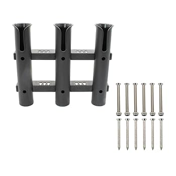 Amazon | Funriche ロッドホルダー 3連 釣り竿 ホルダー ロッド