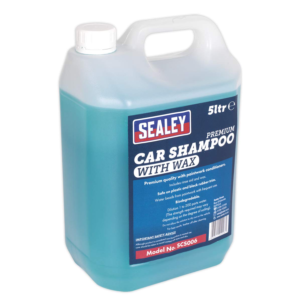 SEALEY scs006 Auto Shampoo Premium mit Wachs 5 l