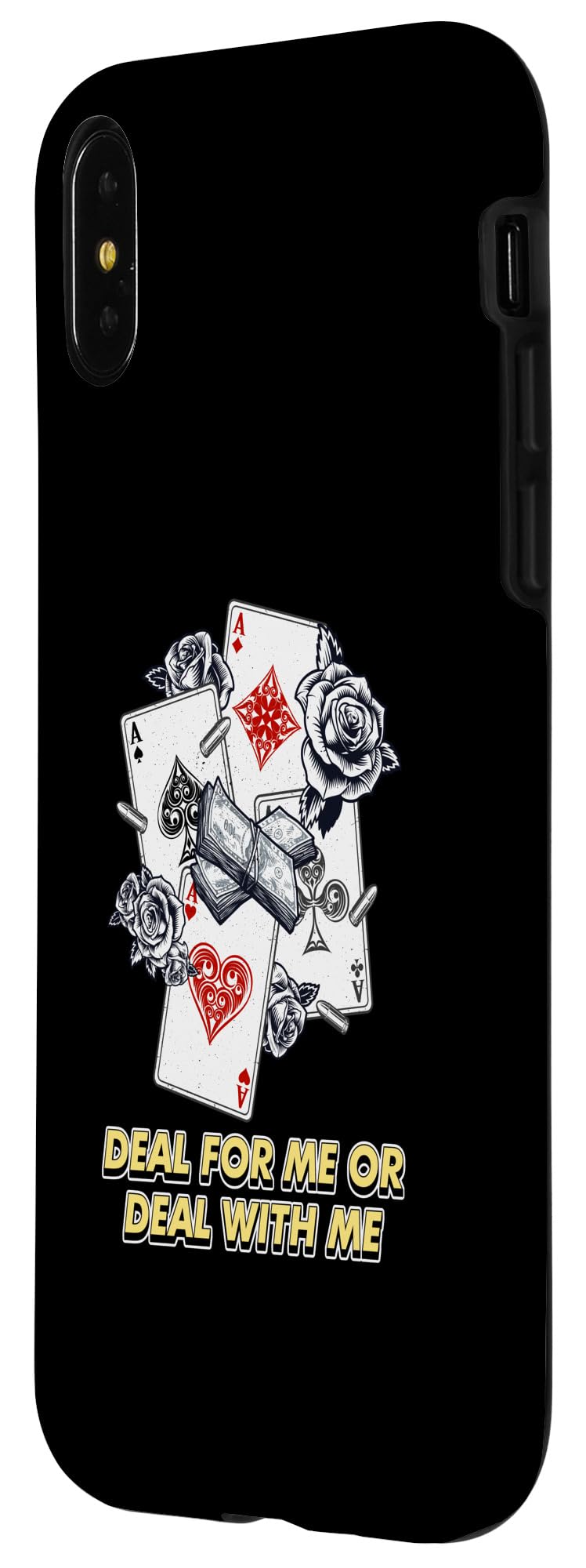 iPhone X/XS Deal for Me Funny Poker Strategy Card Game Case - Image 2