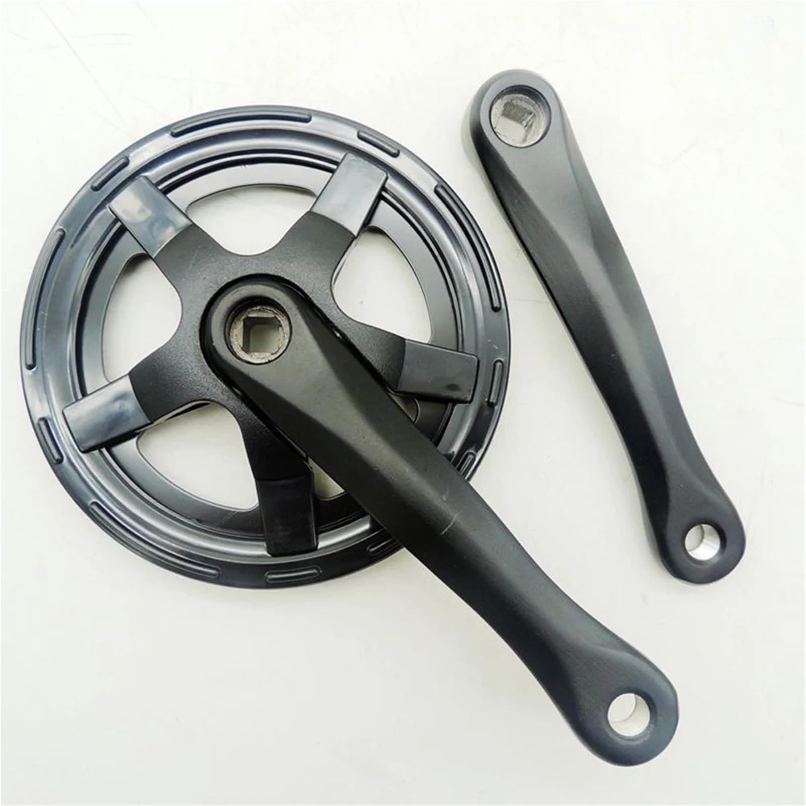 Guarnitura per mountain bike, pieghevole, 170 mm, in lega 6061 4052T, corona a singola velocità, foro quadrato, adatto per mountain bike e bicicletta da strada