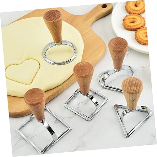 Miniatura 4 de Molde de galletas Cortador de círculo de galletas de chocolate Herramientas de chocolate Cortador de masa de pastelería Moldes de galletas para