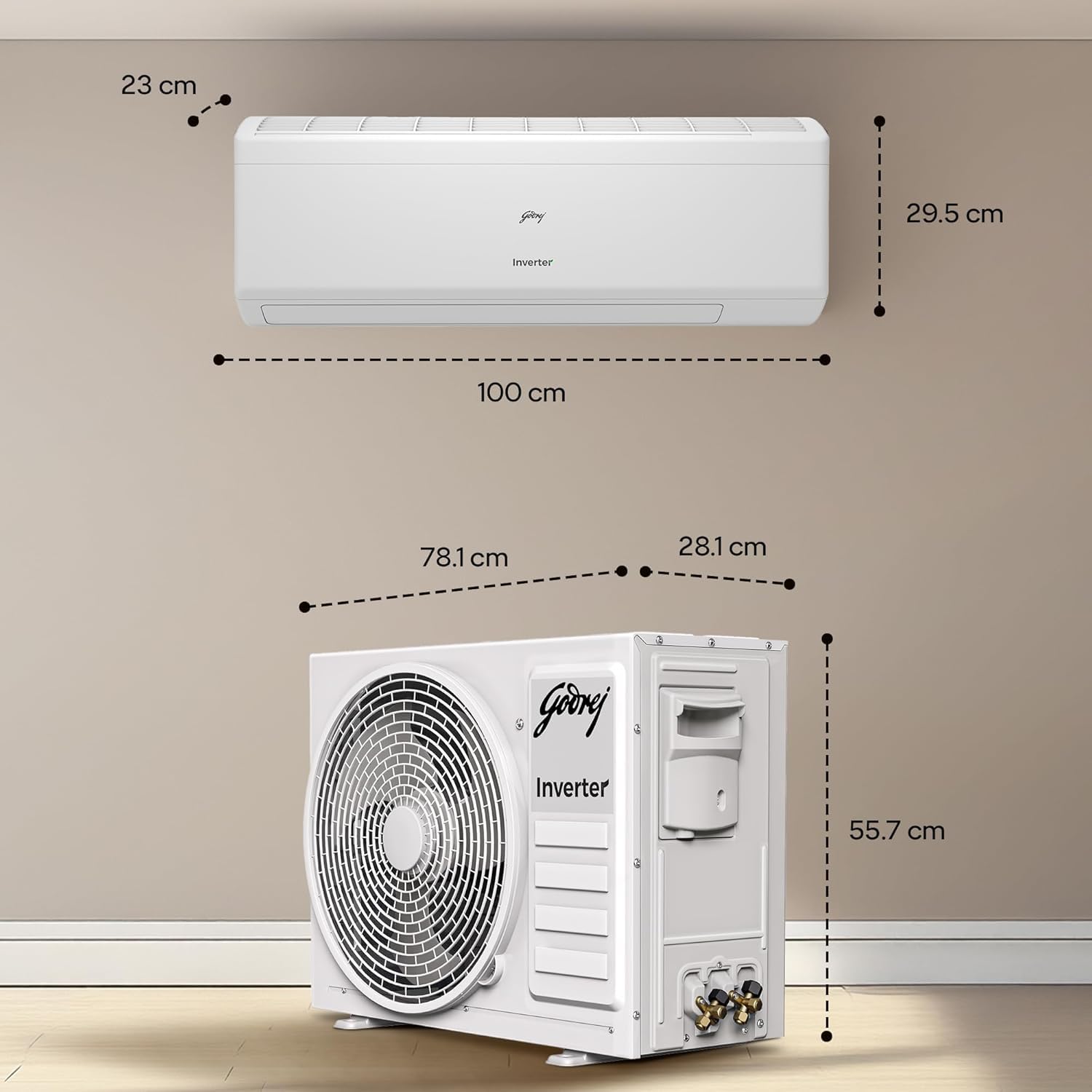 Godrej 2 Ton 3 Star, 5 Years Comprehensive Warranty, Ai Powe...