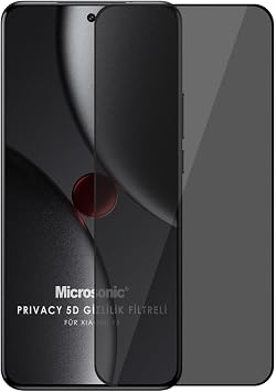 Microsonic Xiaomi 15 Privacy 5D Gizlilik Filtreli Cam Ekran Koruyucu Siyah [15 ile Uyumlu Ekran Koruyucu - Siyah]