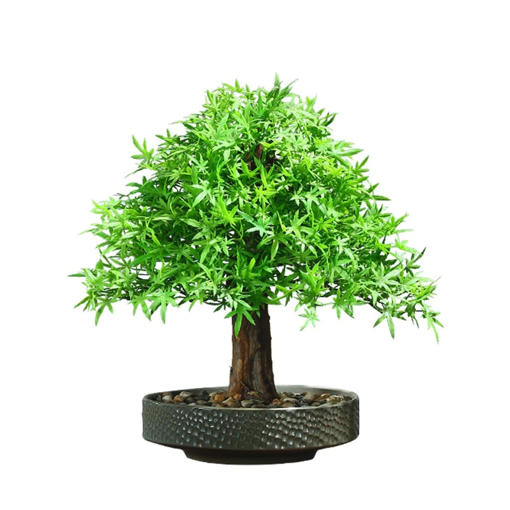 Bonsaï pin artificiel et érable rouge plante verte de simulation pour hôtel