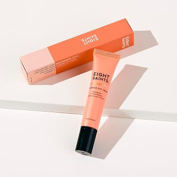 Eight Saints Wonder-fill Plumping Eye Cream, Anti Aging Eye Cream to Reduce Wrinkles, Fine Lines, Under Eye Bags, Dark Circles Treatment, with Niacinamide, Protein Peptides, Hyaluronic Acid, 0.5oz