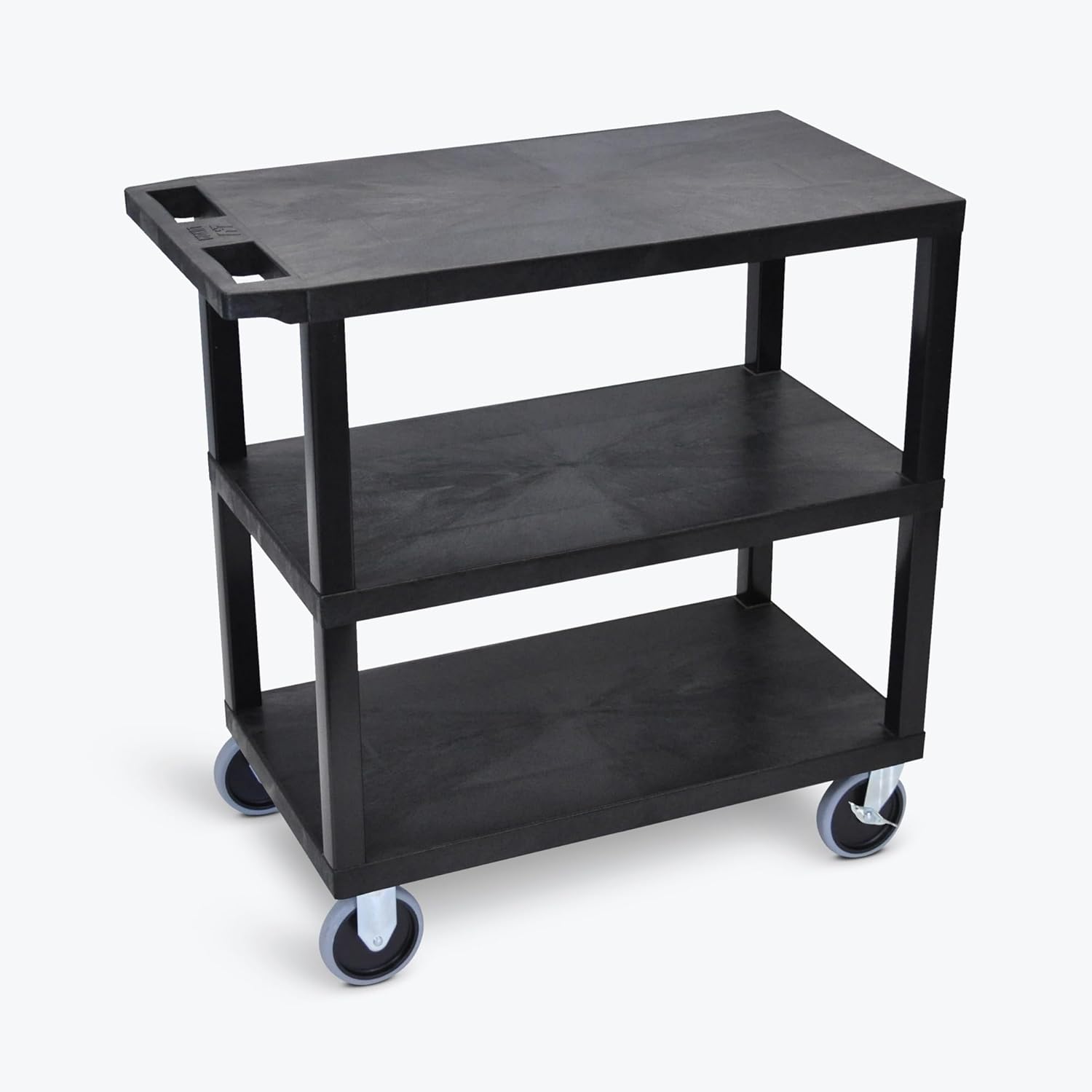 FSE 373-EC222HD-B 32" x 18" Cart - Three Flat Shelves