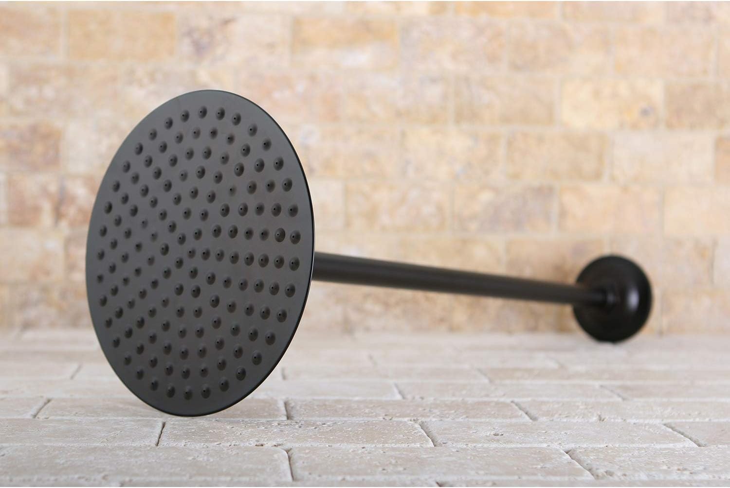 Kingston Brass K236K25 Designer Trimscape Victorian 8-inch Showerhead with 17-inch Ceiling Support, Oil Rubbed Bronze