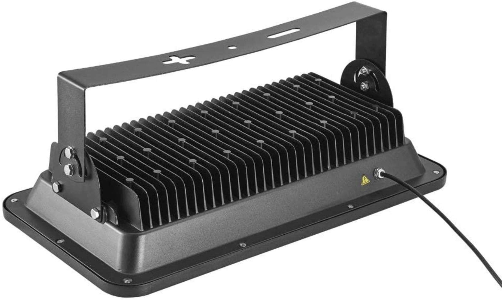 Luces de inundación solares Reflector LED para Exteriores, 500W Foco LED Blanco cálido, 2800 3200K, Ip65 Luz de Pared Exterior Impermeable para jardín, Garaje
