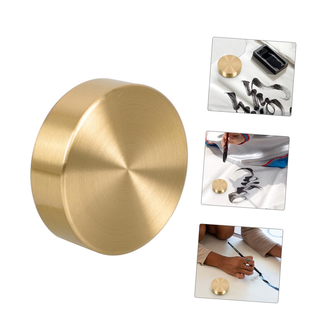 2 Stück Messing Briefbeschwerer für Kalligrafie und Papier
