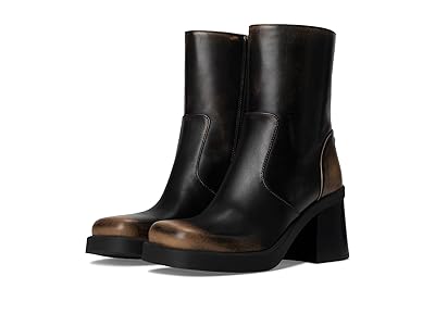 COACH Sculpted C Bootie In Loved Leather Women