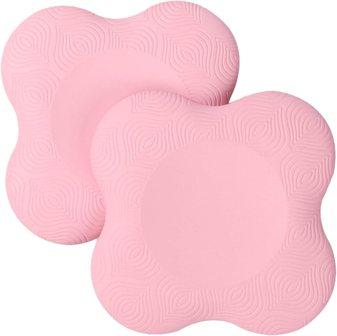 2pcs Yoga Knee Pad Cushion - Extra Padding & Support - Pain During Yoga or Exercise - Portable & Versatile - PU Material - Travel-Friendly - Comfort & Support for Knees, Wrists, Pink