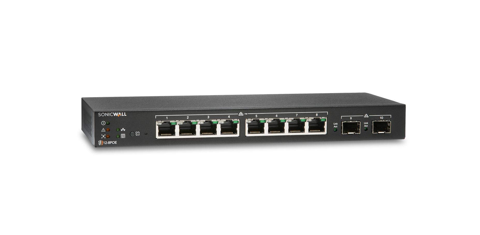 SonicWall SWS12-8POE Network Security Switch (02-SSC-2463)