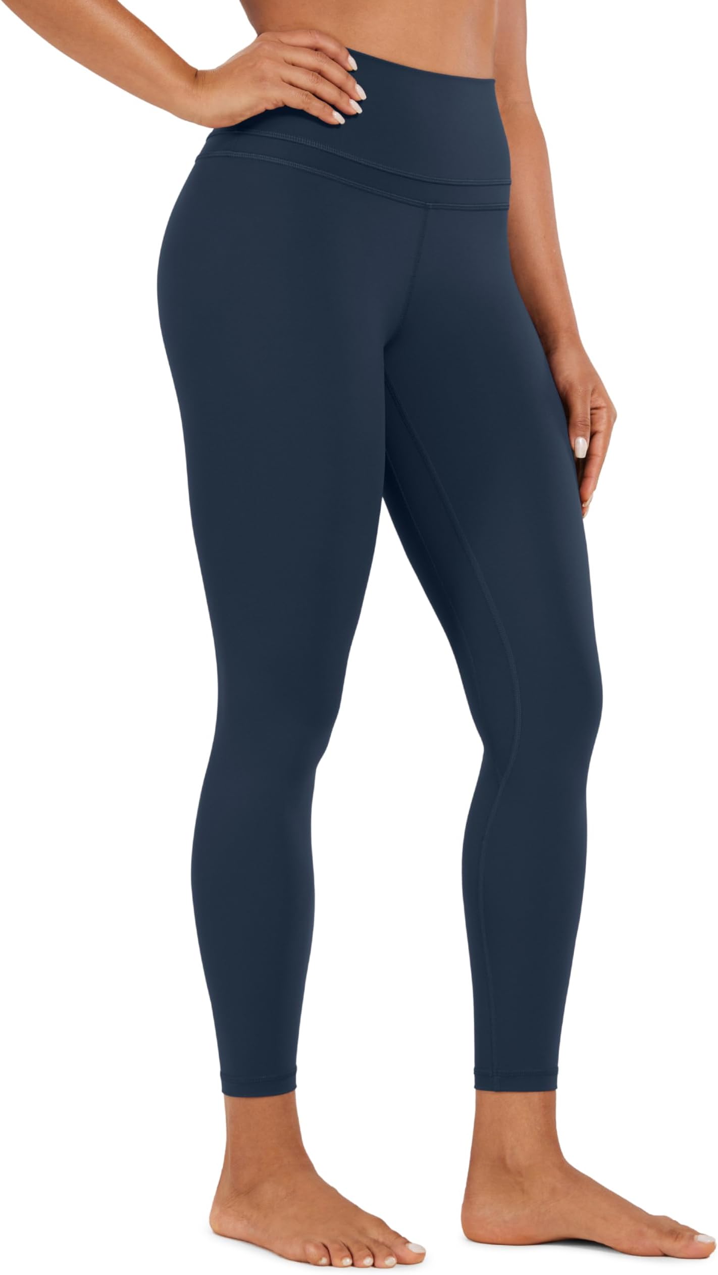 Naked Feeling Workout Leggings 25'' - High Waist Yoga Training Tight Womens Pants