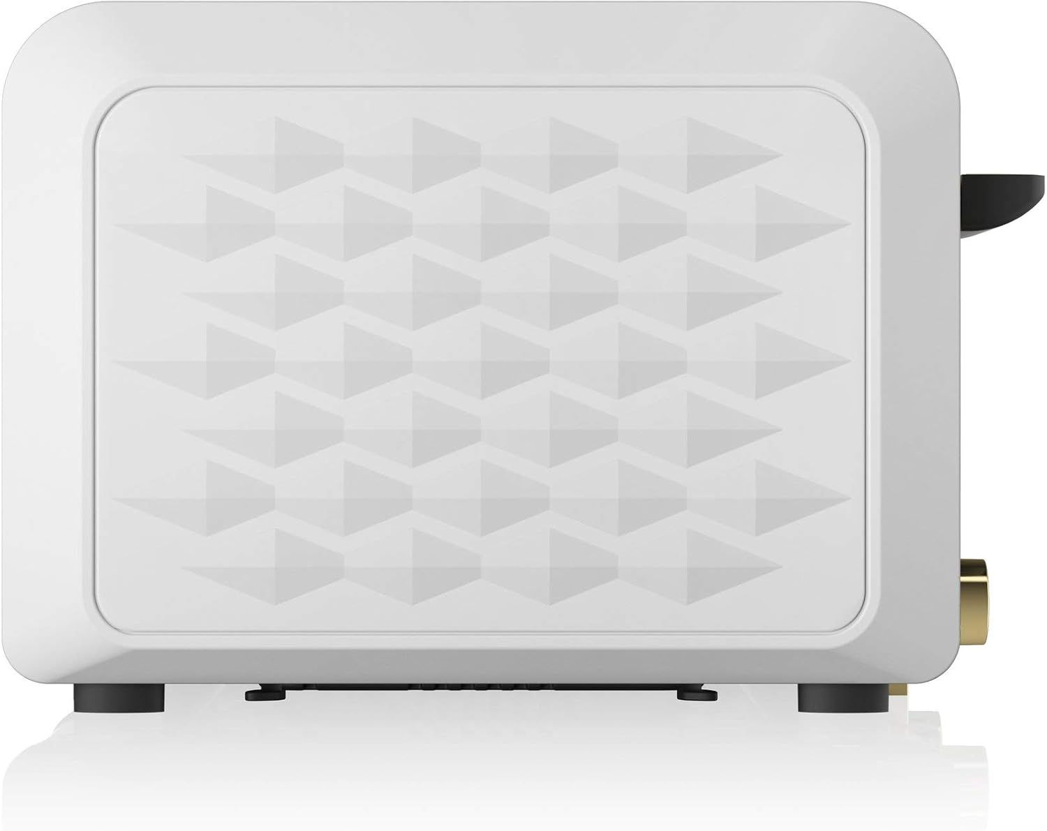 Buy Swan Gatsby White and Gold 4Slice Toaster, Variable Electronic Browning Controls, Matte