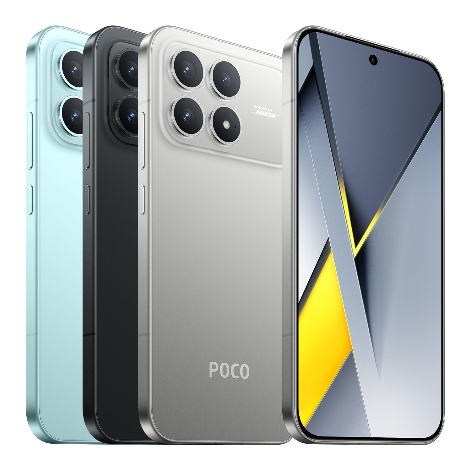 XIAOMI POCO F8 Pro, smartfon 12 + 512 GB, wyświetlacz AMOLED 16.7 cm 120 Hz, potrójny aparat 50 MP, teleobiektyw 60 mm, dźwięk firmy Bose, bateria 6210 mAh (typ), niebieska, ładowarka nie wchodzi w