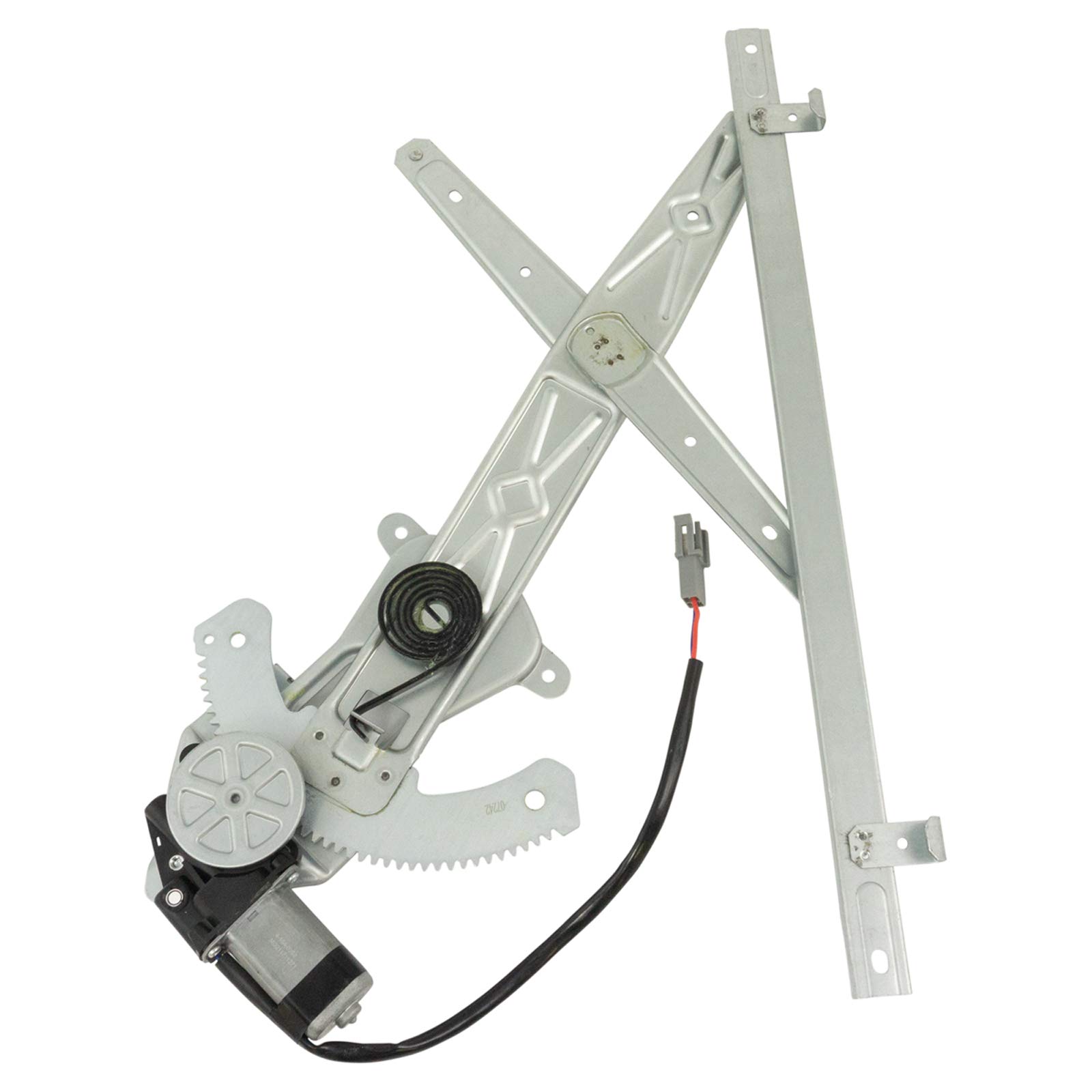 TRQ Front Left Power Window Regulator &amp; Motor Assembly Drivers Side