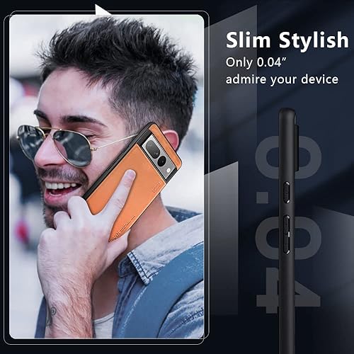 Miniatura 7 de X-level Google Pixel 7 Pro Funda protectora contra caídas, delgada, de doble capa, a prueba de golpes, cuerpo completo, parte trasera de